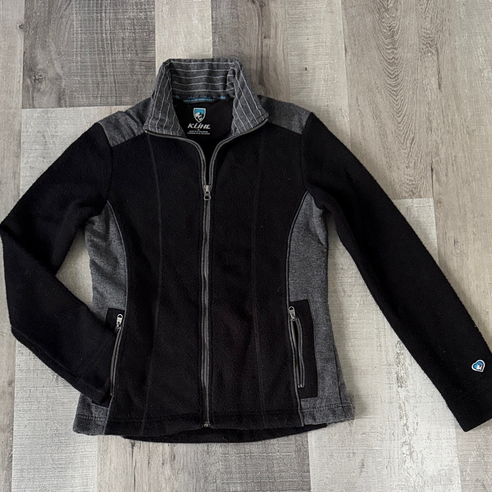 KUHL Alfpaca Full Zip Fleece Jacket Women's Black/Gray